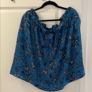 Floral Blue Women's Skirt